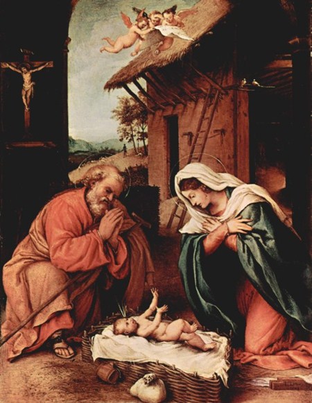 La natività - Lorenzo Lotto